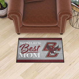 Boston College Eagles World's Best Mom Starter Mat Accent Rug - 19in. x 30in., 34531