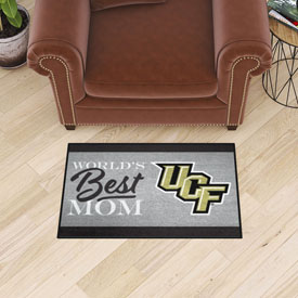 Central Florida Knights World's Best Mom Starter Mat Accent Rug - 19in. x 30in., 34578