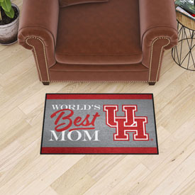Houston Cougars World's Best Mom Starter Mat Accent Rug - 19in. x 30in., 34580