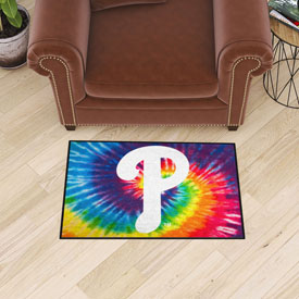 Philadelphia Phillies Tie Dye Starter Mat Accent Rug - 19in. x 30in., 34953