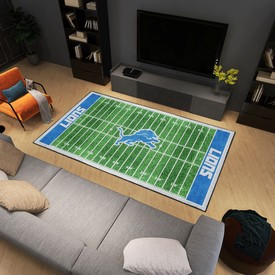 Detroit Lions 6 ft. x 10 ft. Plush Area Rug, 35147