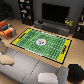Pittsburgh Steelers 6 ft. x 10 ft. Plush Area Rug, 35163