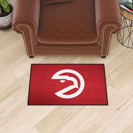 NBA Retro Atlanta Hawks Starter Mat Accent Rug - 19in. x 30in., AGS-35205