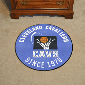 NBA Retro Cleveland Cavaliers Roundel Rug - 27in. Diameter, 35258