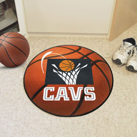NBA Retro Cleveland Cavaliers Basketball Rug - 27in. Diameter, 35262