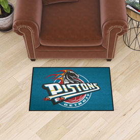 NBA Retro Detroit Pistons Starter Mat Accent Rug - 19in. x 30in., AGS-35281 NBA Retro Detroit Pistons Starter Mat Accent Rug - 19in. x 30in., AGS-35281