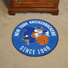 NBA Retro New York Knickerbockers Roundel Rug - 27in. Diameter, 35347