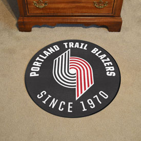 NBA Retro Portland Trail Blazers Roundel Rug - 27in. Diameter, 35379