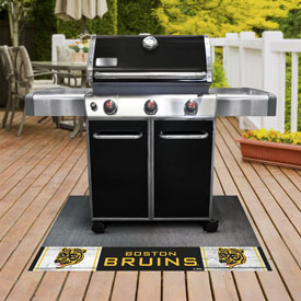 Retro NHL Boston Bruins Vinyl Grill Mat - 26in. x 42in., AGS-35443 Retro NHL Boston Bruins Vinyl Grill Mat - 26in. x 42in., AGS-35443