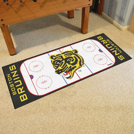 Retro NHL Boston Bruins Rink Runner - 30in. x 72in., AGS-35445 Retro NHL Boston Bruins Rink Runner - 30in. x 72in., AGS-35445