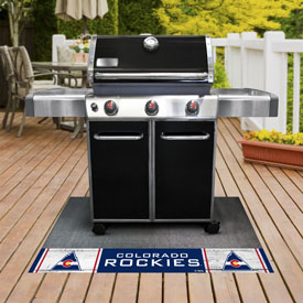 NHLRETRO Colorado Rockies Vinyl Grill Mat - 26in. x 42in., 35471