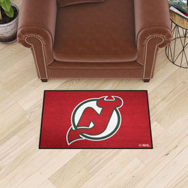 NHLRETRO New Jersey Devils Starter Mat Accent Rug - 19in. x 30in., 35545