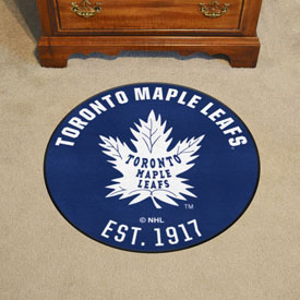 NHLRETRO Toronto Maple Leafs Roundel Rug - 27in. Diameter, 35588