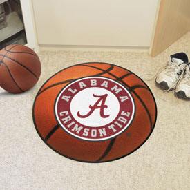 Alabama Crimson Tide Basketball Rug - 27in. Diameter, 35627