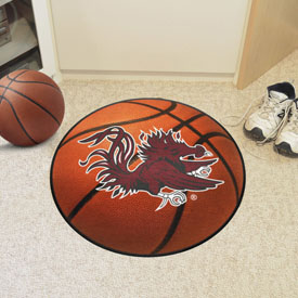 South Carolina Gamecocks Basketball Rug - 27in. Diameter, 35835