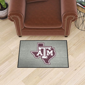 Texas A&M Aggies Starter Mat Accent Rug, Gary - 19in. x 30in., 35862 Texas A&M Aggies Starter Mat Accent Rug, Gary - 19in. x 30in., 35862