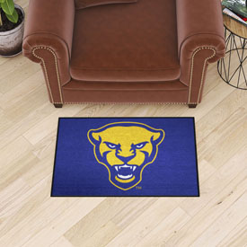 Pitt Panthers Starter Mat Accent Rug, Panther Logo - 19in. x 30in., 35890 Pitt Panthers Starter Mat Accent Rug, Panther Logo - 19in. x 30in., 35890