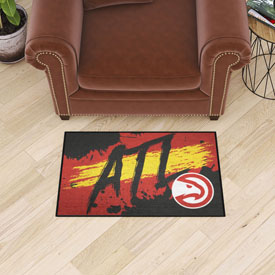 Atlanta Hawks Slogan Starter Mat Accent Rug - 19in. x 30in., 35984
