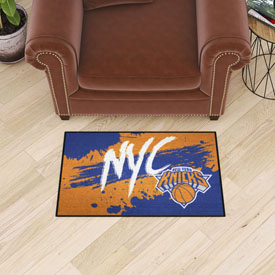 New York Knicks Slogan Starter Mat Accent Rug - 19in. x 30in., 36003