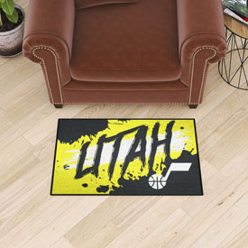 Utah Jazz Slogan Starter Mat Accent Rug - 19in. x 30in., 36012