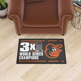 Baltimore Orioles Dynasty Starter Mat Accent Rug - 19in. x 30in., 36020