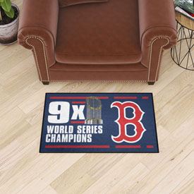 Boston Red Sox Dynasty Starter Mat Accent Rug - 19in. x 30in., 36025