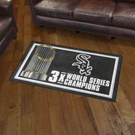 Chicago White Sox Dynasty Plush Area Rug, AGS-36036 Chicago White Sox Dynasty Plush Area Rug, AGS-36036