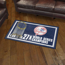 New York Yankees Dynasty Plush Area Rug, AGS-36081 New York Yankees Dynasty Plush Area Rug, AGS-36081
