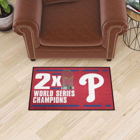 Philadelphia Phillies Dynasty Starter Mat Accent Rug - 19in. x 30in., 36091