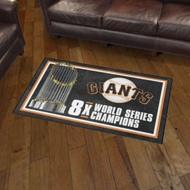 San Francisco Giants Dynasty Plush Area Rug, AGS-36104 San Francisco Giants Dynasty Plush Area Rug, AGS-36104