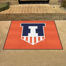 Illinois Illini All-Star Rug - 34 in. x 42.5 in. - Badge Mark Logo, 36336