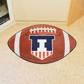 Illinois Illini  Football Rug - 20.5in. x 32.5in., 36339
