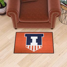 Illinois Illini Starter Mat Accent Rug - 19in. x 30in. - Starter Mat, 36341