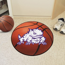 TCU Horned Frogs Basketball Rug - 27in. Diameter, 36565