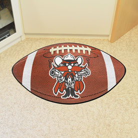 Texas Tech Red Raiders Football Rug - 20.5in. x 32.5in., AGS-36598 Texas Tech Red Raiders Football Rug - 20.5in. x 32.5in., AGS-36598