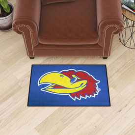 Kansas Jayhawks Starter Mat Accent Rug - 19in. x 30in., 36653