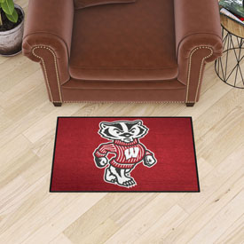 Wisconsin Badgers Starter Mat Accent Rug - 19in. x 30in., 36729