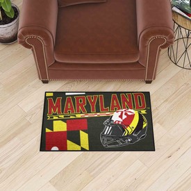 Maryland Terrapins Starter Mat Accent Rug - 19in. x 30in., 36813