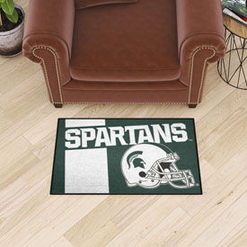 Michigan State Spartans Starter Mat Accent Rug - 19in. x 30in., Uniform Design, 36815 Michigan State Spartans Starter Mat Accent Rug - 19in. x 30in., Uniform Design, 36815