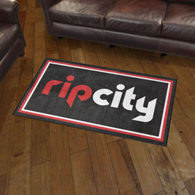 Portland Trail Blazers Plush Area Rug, AGS-37080 Portland Trail Blazers Plush Area Rug, AGS-37080