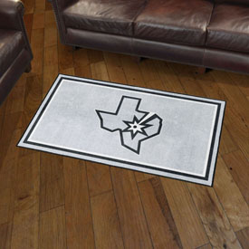San Antonio Spurs Plush Area Rug, AGS-37098 San Antonio Spurs Plush Area Rug, AGS-37098