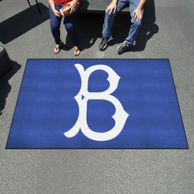 Brooklyn Dodgers Ulti-Mat Rug - 5ft. x 8ft. - Retro Collection, AGS-37247 Brooklyn Dodgers Ulti-Mat Rug - 5ft. x 8ft. - Retro Collection, AGS-37247