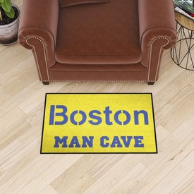Boston Red Sox Man Cave Starter Mat Accent Rug - 19in. x 30in., 37482