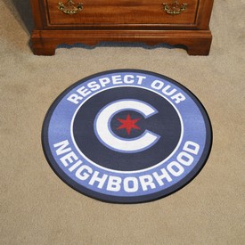 Chicago Cubs Roundel Rug - 27in. Diameter, 37513