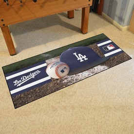 Los Angeles Dodgers Baseball Runner Rug - 30in. x 72in., 37522