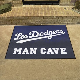 Los Angeles Dodgers Man Cave All-Star Rug - 34 in. x 42.5 in., 37527