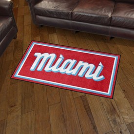 Miami Marlins Plush Area Rug, AGS-37540 Miami Marlins Plush Area Rug, AGS-37540