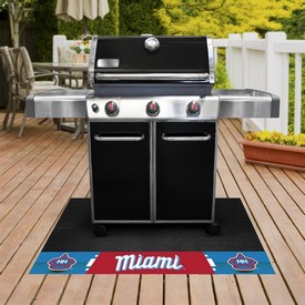 Miami Marlins Vinyl Grill Mat - 26in. x 42in., 37548