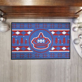Miami Marlins Holiday Sweater Starter Mat Accent Rug - 19in. x 30in., 37549