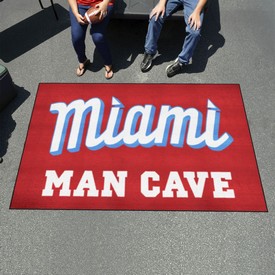Miami Marlins Man Cave Ulti-Mat Rug - 5ft. x 8ft., 37553